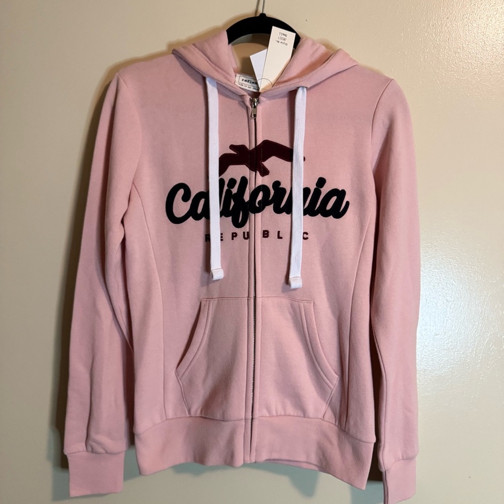 Reflex Pink California Republic Hoodie